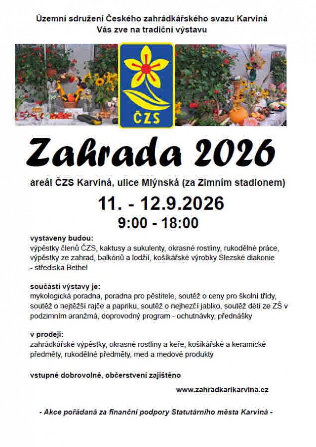 Zahrada 2026